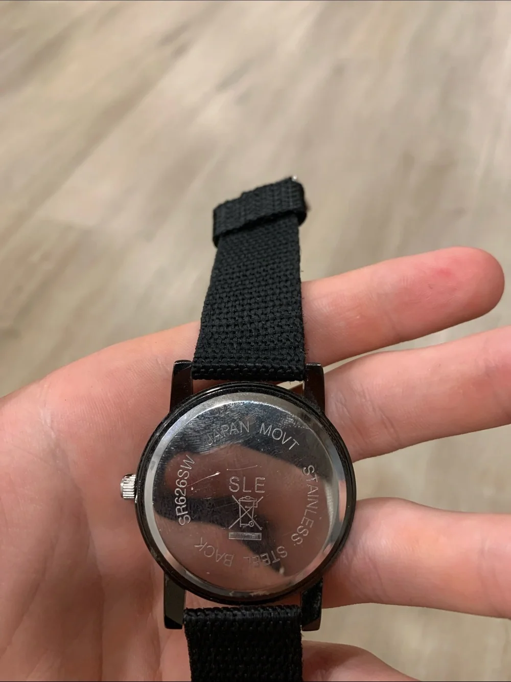 Black Tactical Nylon Strap Watch - Quartz Movement